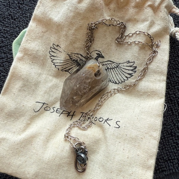 Quartz Necklace handmade by Joseph Brooks - Picture 2 of 4